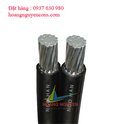 Cáp 2 ruột nhôm vặn xoắn hạ thế